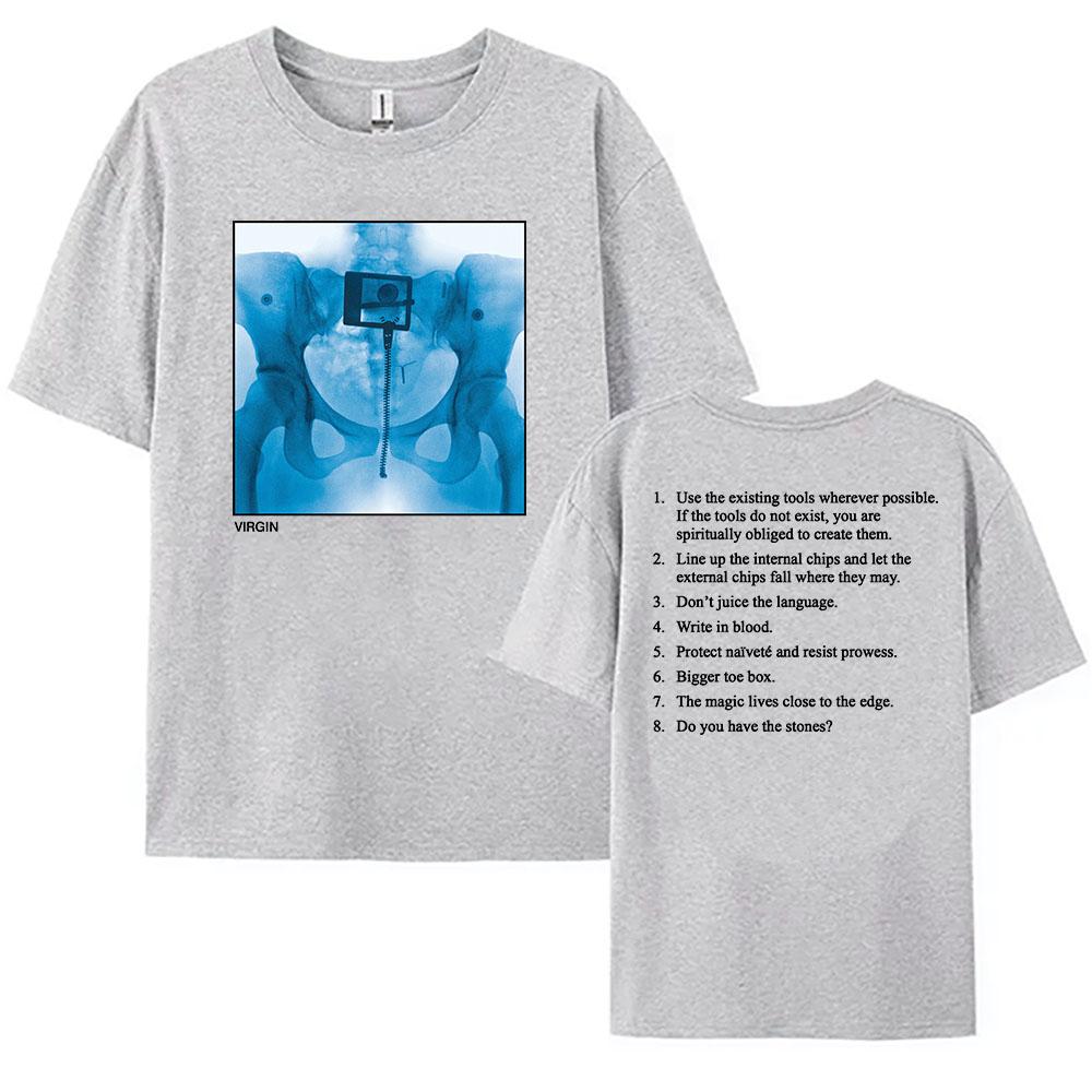 Virgin Album Printing 2025 NEW T-shirt Lorde Singer Graphic Tshirts Cotton Summer Short Sleeve T Shirt for Women Loose Fashion