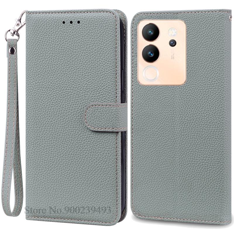 Для Vivo V30 Lite 5G чехол кожаный кошелек раскладной телефон чехол для Vivo V30 Lite чехол-книжка для Vivo V30Lite чехол Fundas Shell