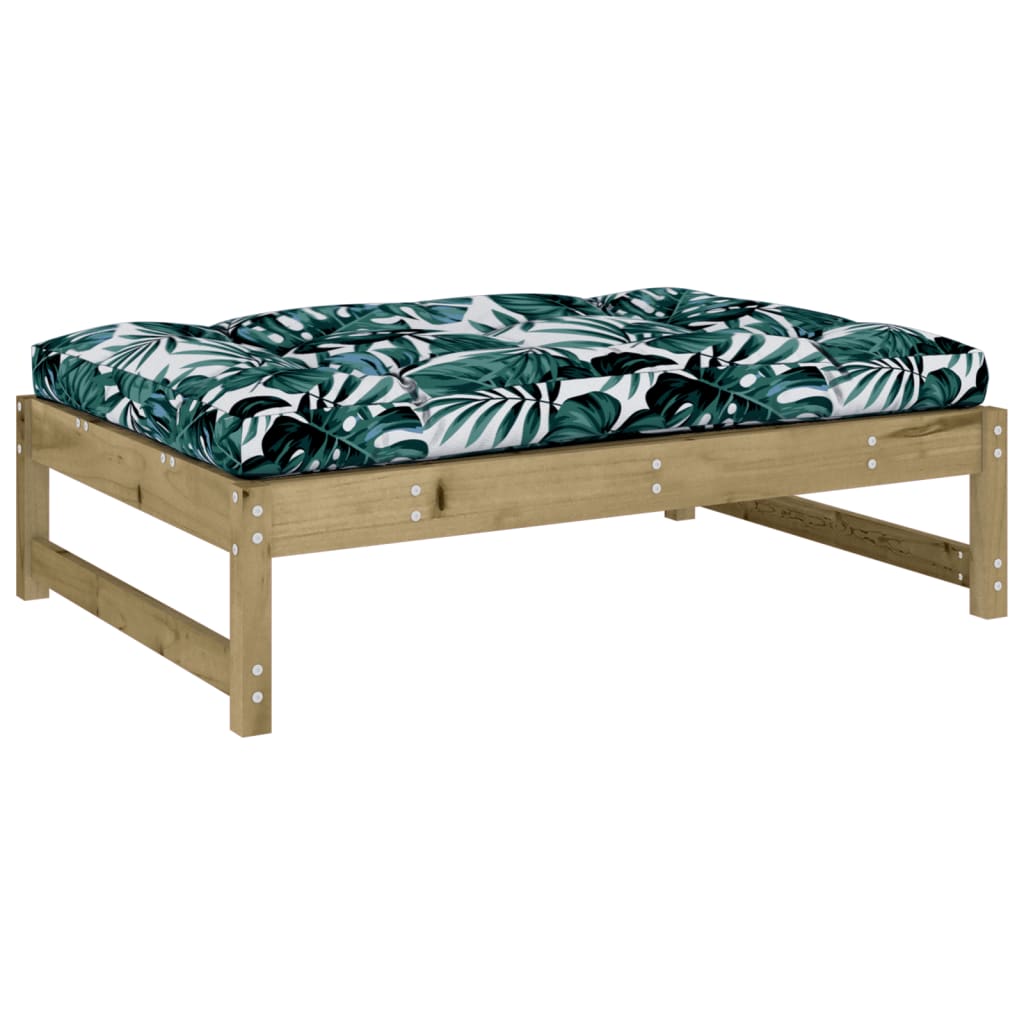 Garden Stool 120x80 cm Pressure Treated Pine Wood