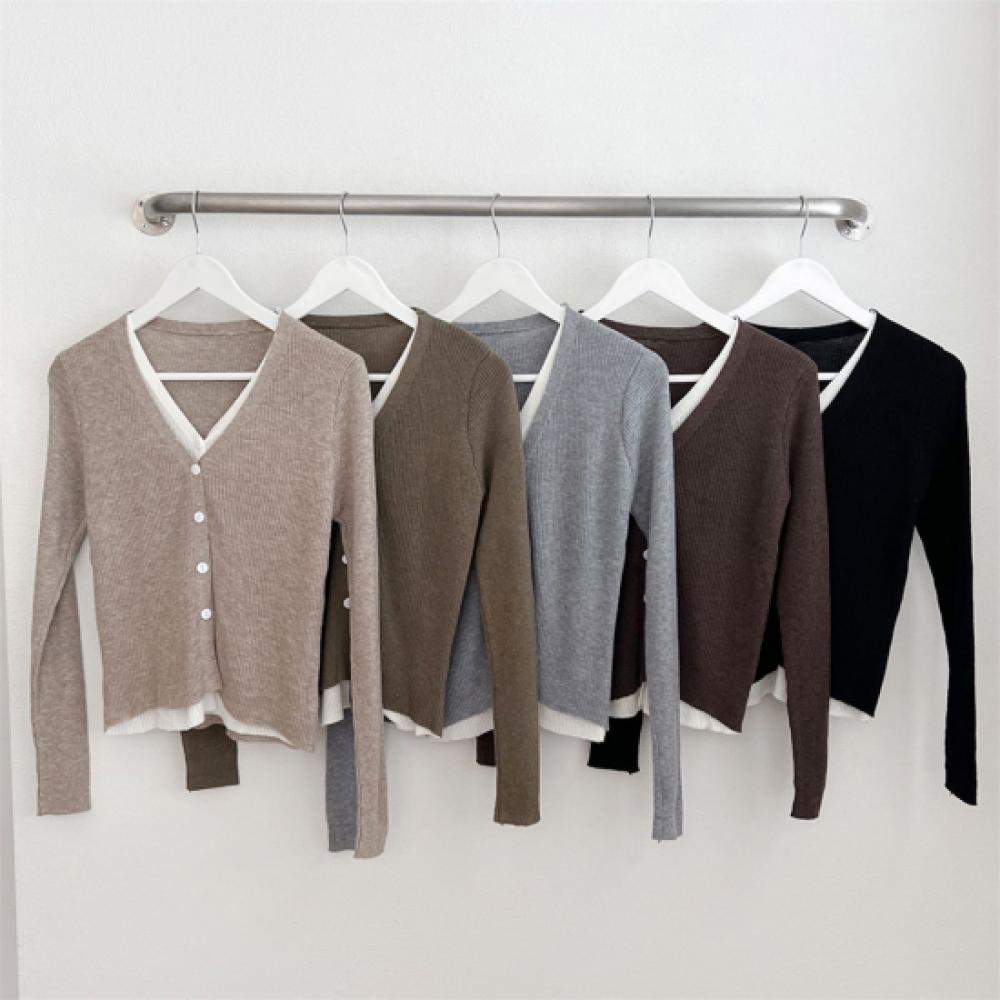 Open Run Women S ahiS Cardigan Slim Fit V Neck