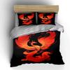 "Fiery phoenix's graceful ascent" Bedding sets Duvet covers Pillowcases(1* Duvet Cover 2* Pillowcases without duvet insert)