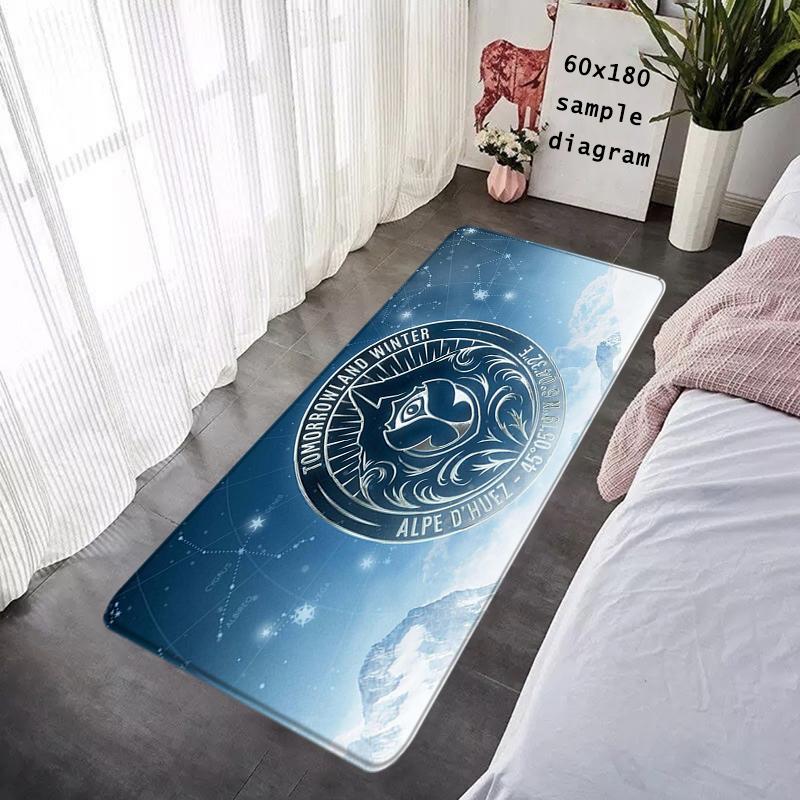 Entrance Doormat Balcony Rugs TOMORROWLAND Music Festival Living Room Carpet Foot Mats Floor Mat Ideal Gifts Non-slip House Rug