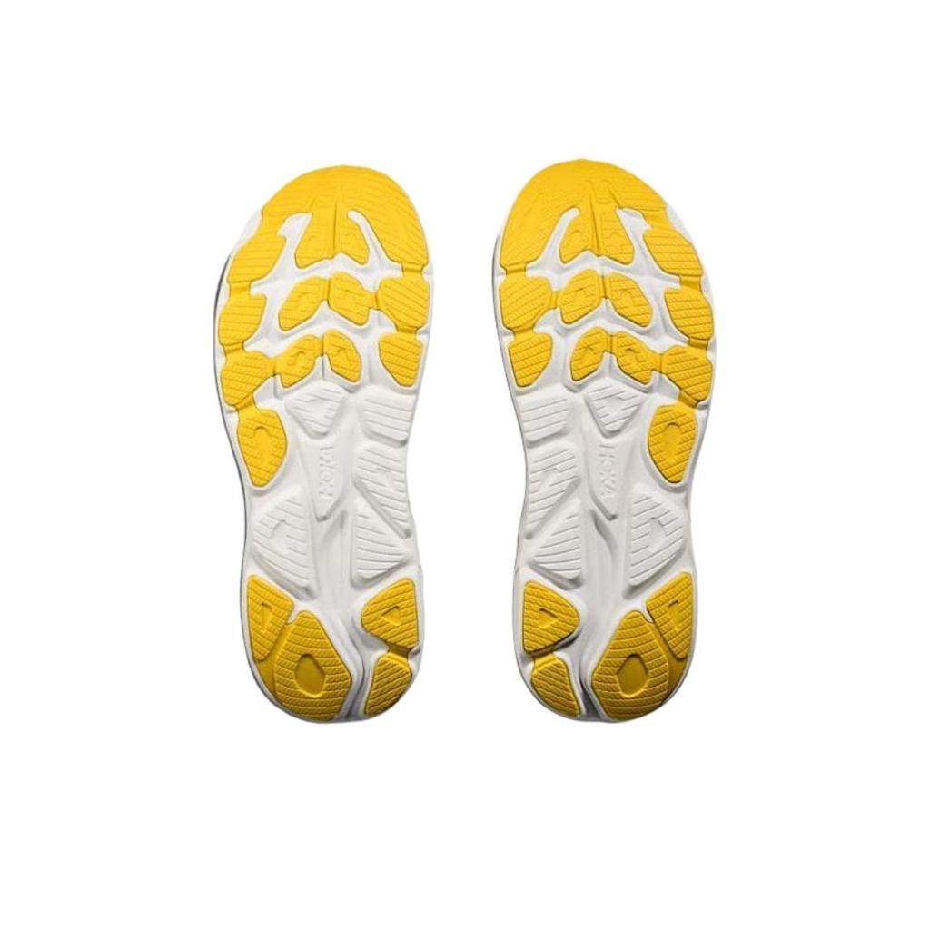 HOKA One One Clifton 10 Удобные Мягкие Повседневные Кроссовки для Бега Мужские кроссовки Сине-Желтые 1162030-ALF