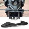 MT07 2025 Спортивные Передние Спойлеры Downforce для Naked Мотоциклов Аэродинамический Дефлектор Крыла Аксессуары для Мотоциклов Для YAMAHA MT-07 MT 07 mt07