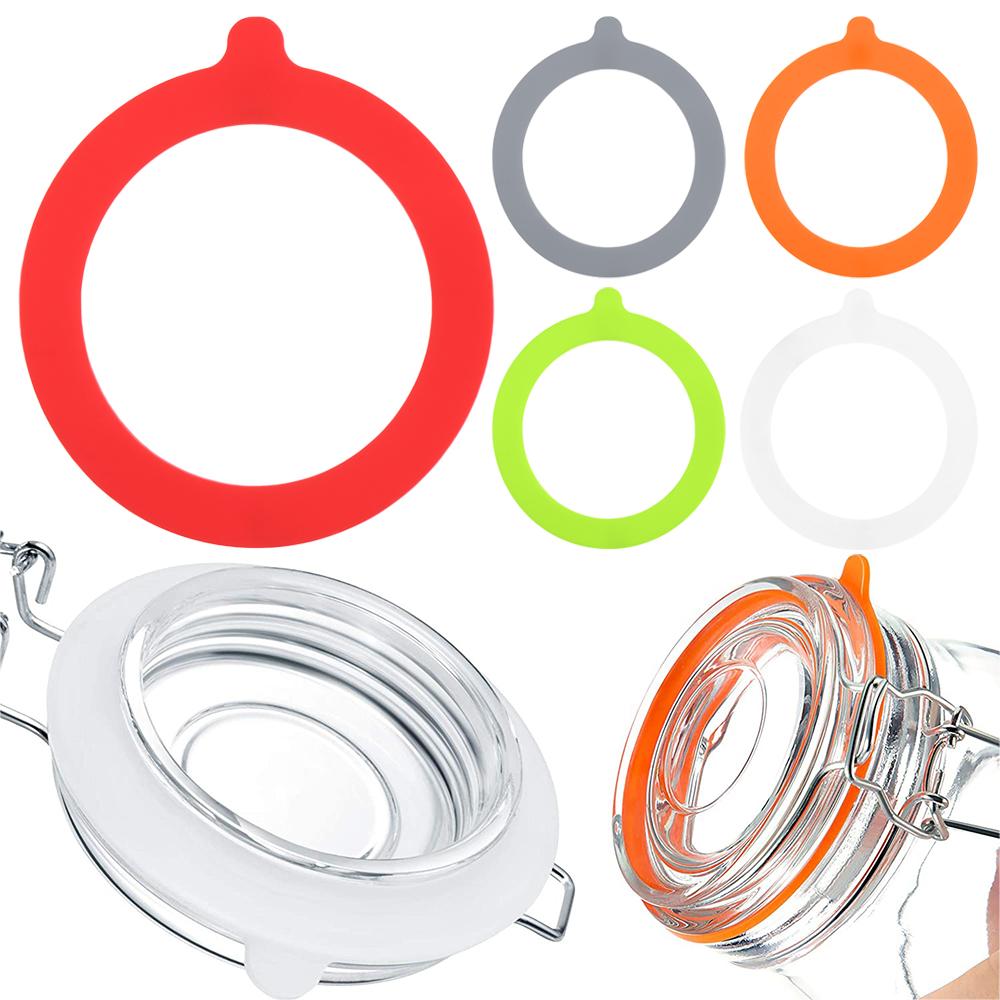 Storage Canning Accessories Rubber Seals Rings Jar Gaskets Mason Jars Gaskets Silicone Seals