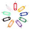 Aosnow Colorful Key Label Tags, Keychains, ID Labels, Luggage Tags, Pet Name Tags (100 Multicolored)