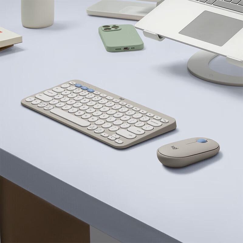 Logitech PEBBLE 2 COMBO Беспроводной набор: Клавиатура и мышь для нескольких устройств