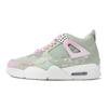 Air Jordan 4 Walking Planet, Весенний Летающий Цветок, Средние, Винтажные Баскетбольные Кроссовки, Женские, Зеленый Розовый HV0823-003(Команда1492-)