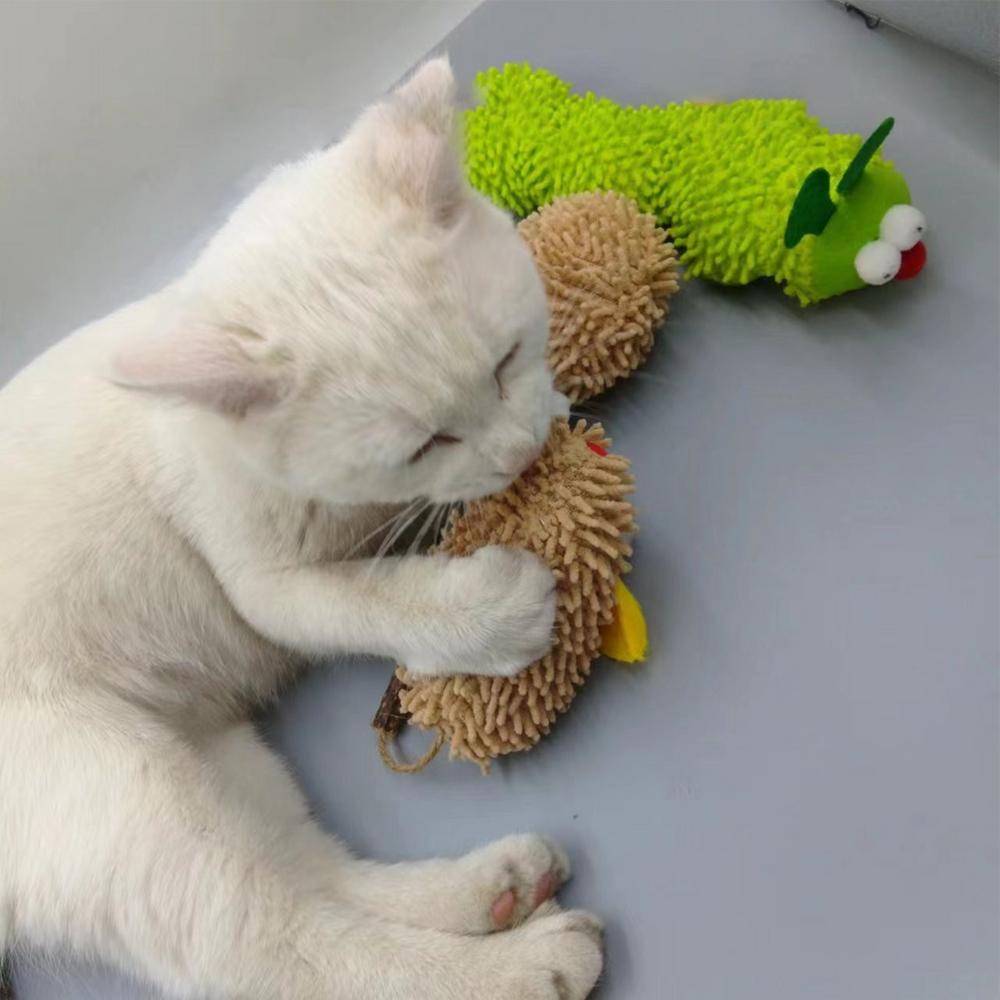 Игрушки для кошек с кошачьей мятой 3 штуки Игрушки для прорезывания зубов котят Игрушки для жевания котят Инновационные жевательные игрушки с кошачьей мятой Плюшевая игрушка для кошек для дома, зоомагазинов