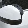 2pcs Car Rearview Mirror Rain Shield, Rain Eyebrow, Thickened Carbon Fiber Texture Rearview Mirror Rain Shield