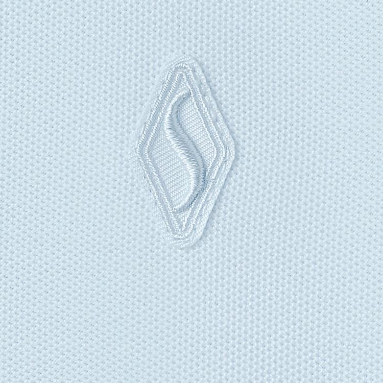 Skechers Серия Diamond Удобная Модная Повседневная Универсальная Футболка-поло с коротким рукавом Женские топы Светло-голубой L225W236-01CP