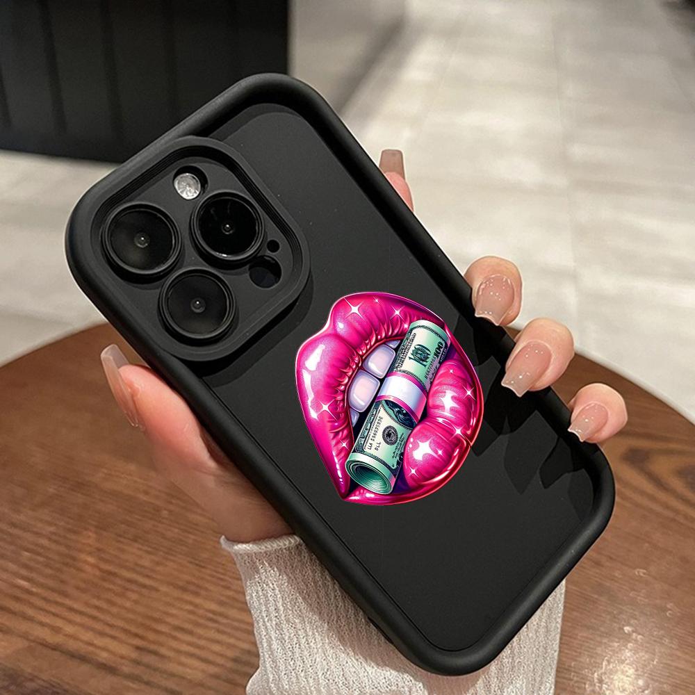 LZ18 Lips kiss силиконовый чехол для телефона Xiaomi 11 Lite 5G 14T Redmi 14C 13C A3 Note 12 11 9 10 13 Pro Plus противоударный задний чехол