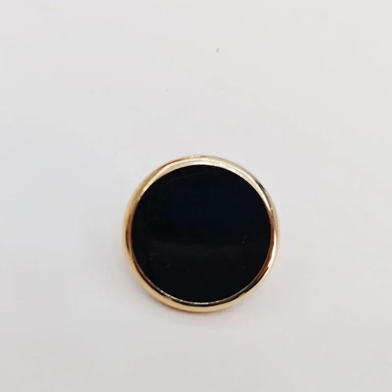 10pcs Beautiful Gold Color Buttons 11/15/21mm High Quality Plastic Shank Buttons Clothes Sewing Accessories