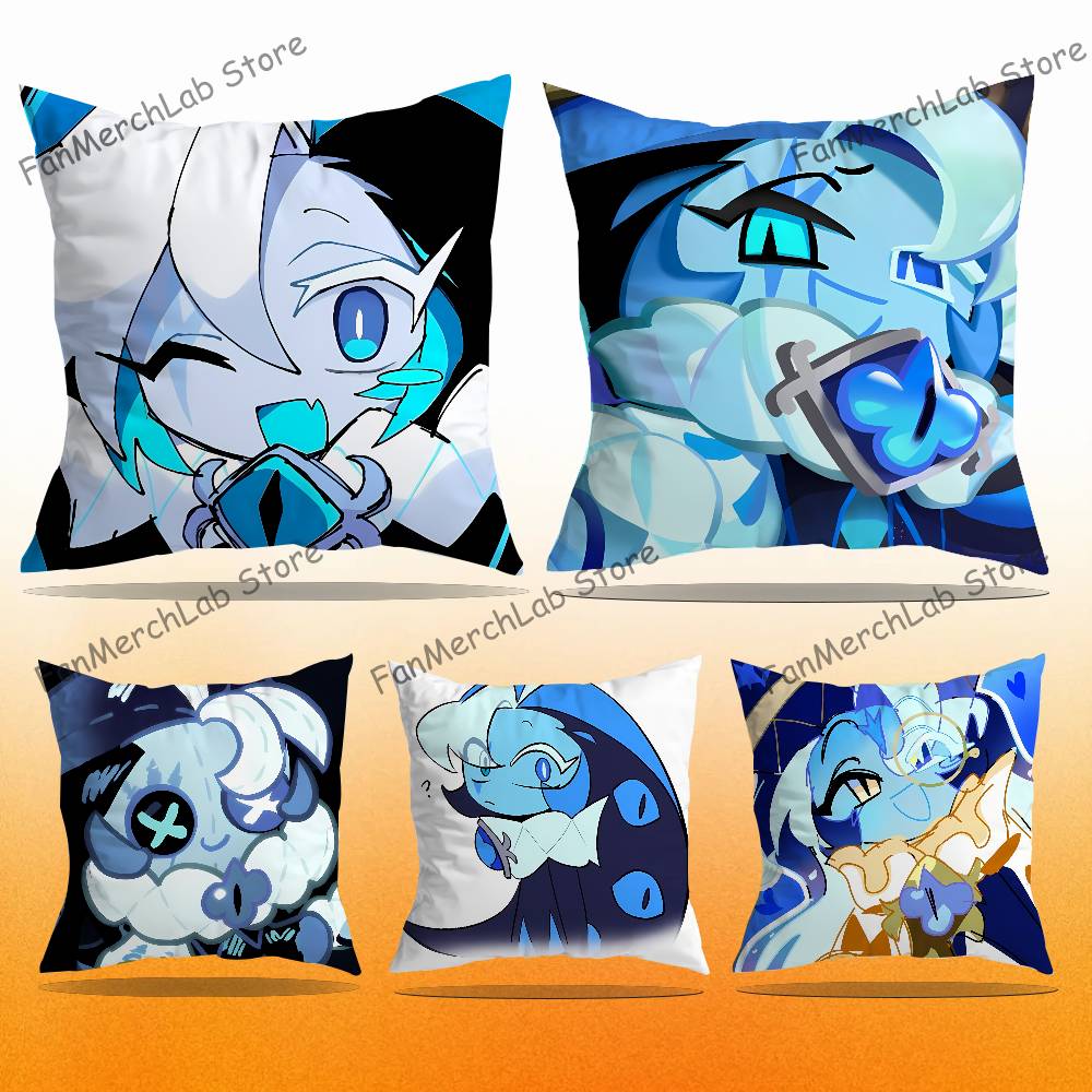 Game CCookie SShadowS Milk Pillowcase Pillowslip Cushion Plush Boys Girls Cartoon Anime Kawaii Decoration Kids Birthday Gifts