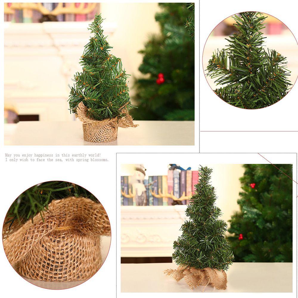New Year Gift Wedding Decorations Table Ornament Mini Xmas Tree Artificial Plants Christmas Decor