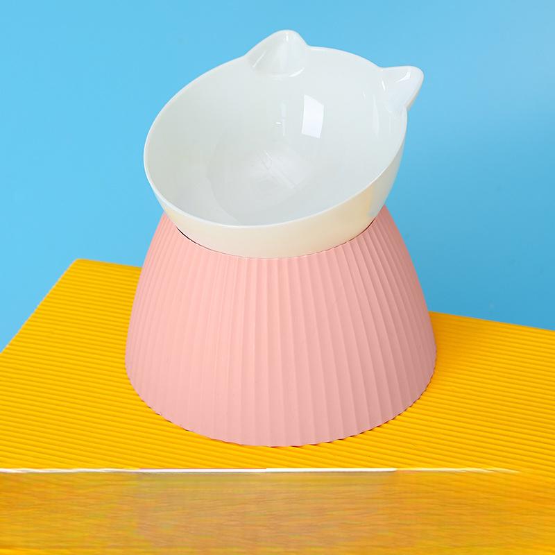 Миска для кошек с защитой от опрокидывания и защитой шеи, миска для домашних животных, устойчивая к ударам, миска для корма для собак, высокая миска для домашних животных в скандинавском стиле