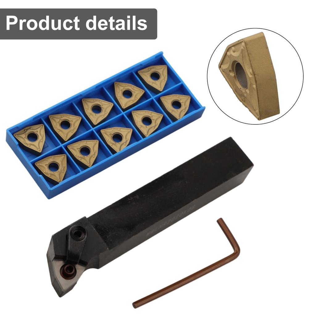 Набор твердосплавных пластин Держатель токарного инструмента MWLNR2020K08 Держатель