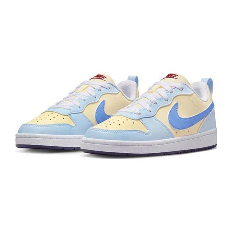Nike Court Borough Low Recraft GS Coconut Milk Polar White Детские кроссовки Синие Голубые Темно-фиолетовые FV8120-141