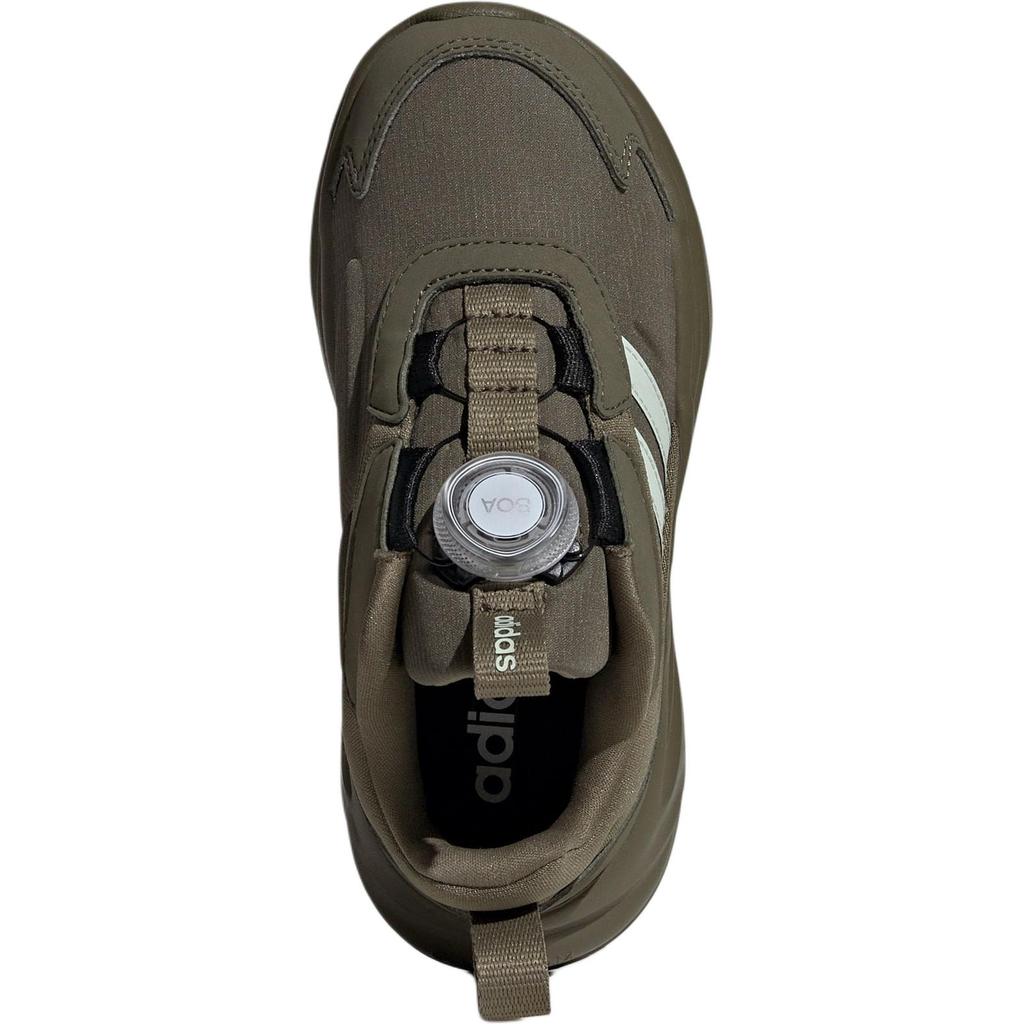 Adidas Ozelle Fabric Comfortable Versatile Durable Low-Top Kids Casual Shoes Kids Casual Shoes Olive-Green IE6406