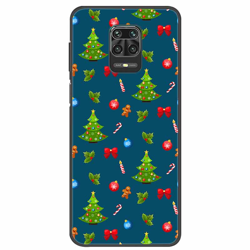 Чехол для Xiaomi Redmi Note 9 Pro Рождественский Силиконовый Задний Чехол Чехол для Телефона для Redmi Note 9S Coque Note 9T Защитный Чехол Note9S Funda