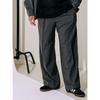 [Beams] Pants 2 Pleats Wide Slacks Men's GREY M 11230581120