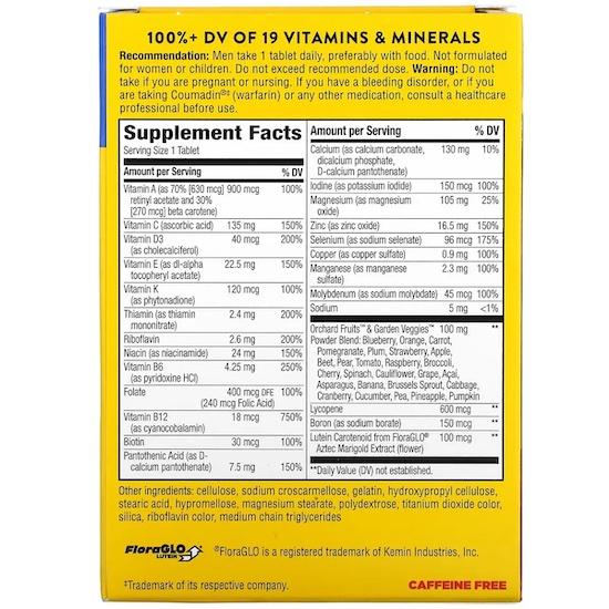 Nature's Way Живой!, Men's Energy Complete Multivitamin, 50 таблеток