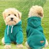 Теплая толстовка с капюшоном для собак, мягкая толстовка с капюшоном для собак, свитер для маленьких и средних собак