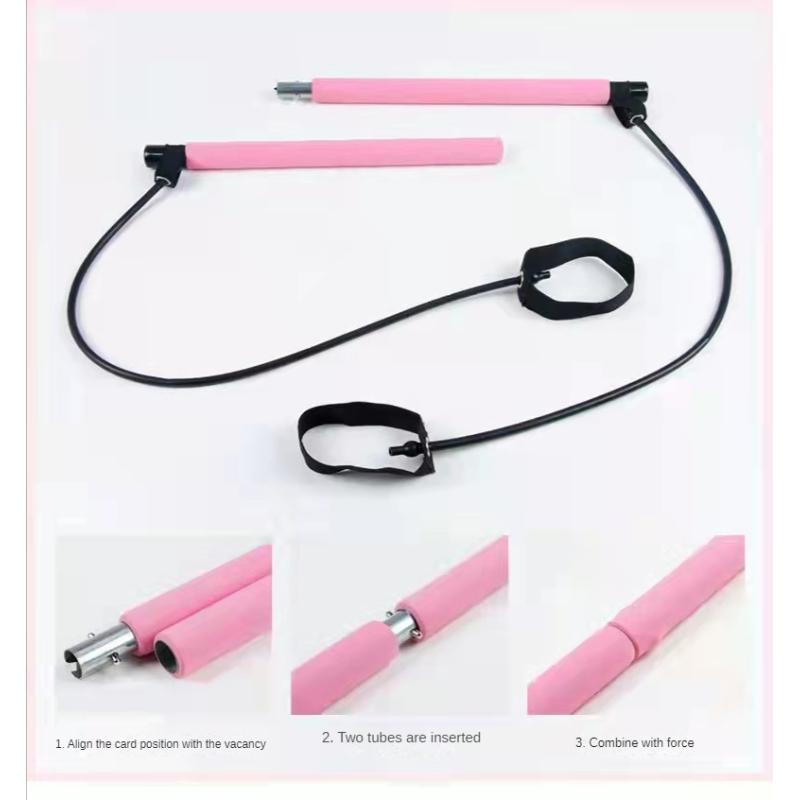 Палочки для пилатеса, многофункциональные палочки для фитнеса, оборудование для пилатеса, домашнее эластичное тренировочное устройство для йоги, веревка