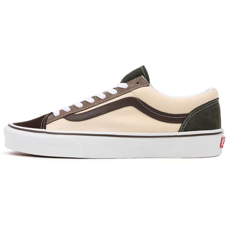 Vans Кеды унисекс Style 36 Color Block Низкие Хаки Коричневый VN0A54F6B91