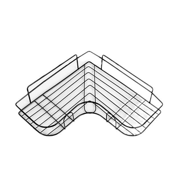 Угловая полка для хранения в ванной без сверления - Настенная стойка-органайзер для туалетных принадлежностей