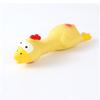 Cute Dog Squeak Toy in Chicken Shape Latex Durable Chew Interactive Pet Supplies for Small to Medium Breeds