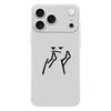 Мягкий прозрачный чехол из ТПУ для телефона iPhone 17 Air 16E 16 11 15 14 Pro MAX 12 13 7 8 Plus SE Пасхальный чехол Милый Спичка Мужчины Пара