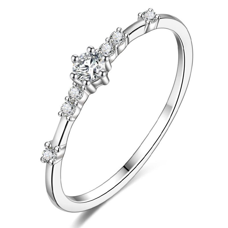 Классическое кольцо Lindon из медного сплава с цирконием, женские ювелирные изделия, свадебный подарок для вечеринки