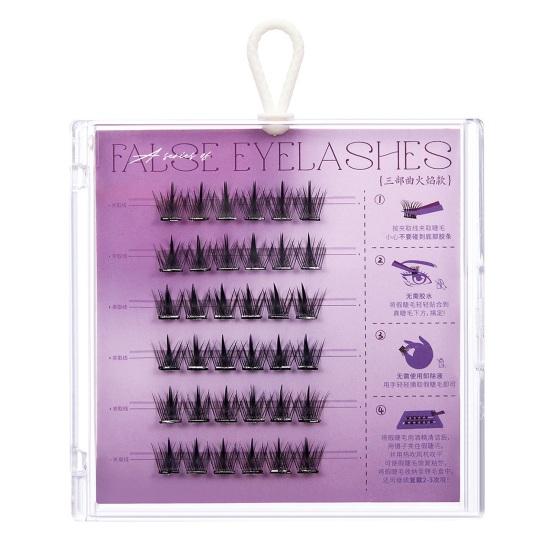 Накладные ресницы без клея, легкое нанесение, естественный вид, многоразовые самоклеящиеся накладные ресницы, женские аксессуары