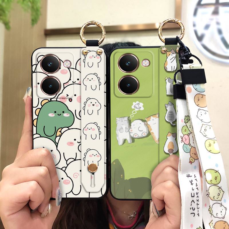 Чехол-подставка с задней крышкой для Realme P3 Ultra 5G, грязеотталкивающий, прочный, милый браслет, модный дизайн, защитный