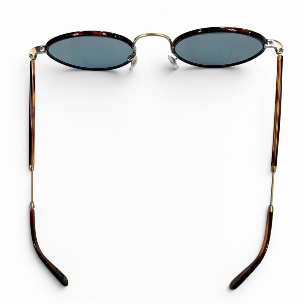Great GARRETT LEIGHT sunglasses Wilson Tortoiseshell Pattern Clear brown mens Used
