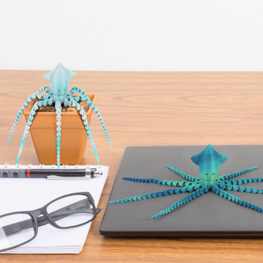 3D-печать каракатицы 3D-печать шарнирная игрушка каракатицы игрушка для взрослых и детей загадочная игрушка каракатицы