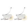 2Set Cabinet Sliding Door Window Roller Pulley Stainless Steel Sliding Door Window Roller Pulley