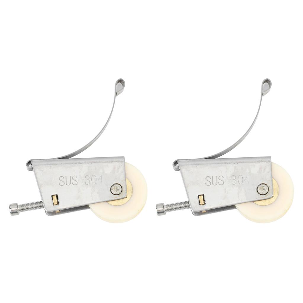2Set Cabinet Sliding Door Window Roller Pulley Stainless Steel Sliding Door Window Roller Pulley