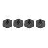 RC Wheel Hex Plastic Upgrade Parts Mount Hub Nut for Intrepid 1 14 Off Road Vehicle 4pcs