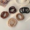 4/5Pcs Hair Ring Stretchy High Elasticity Contrast Teens Hair Tie Band Rope Ponytail Holder Hair Accessories