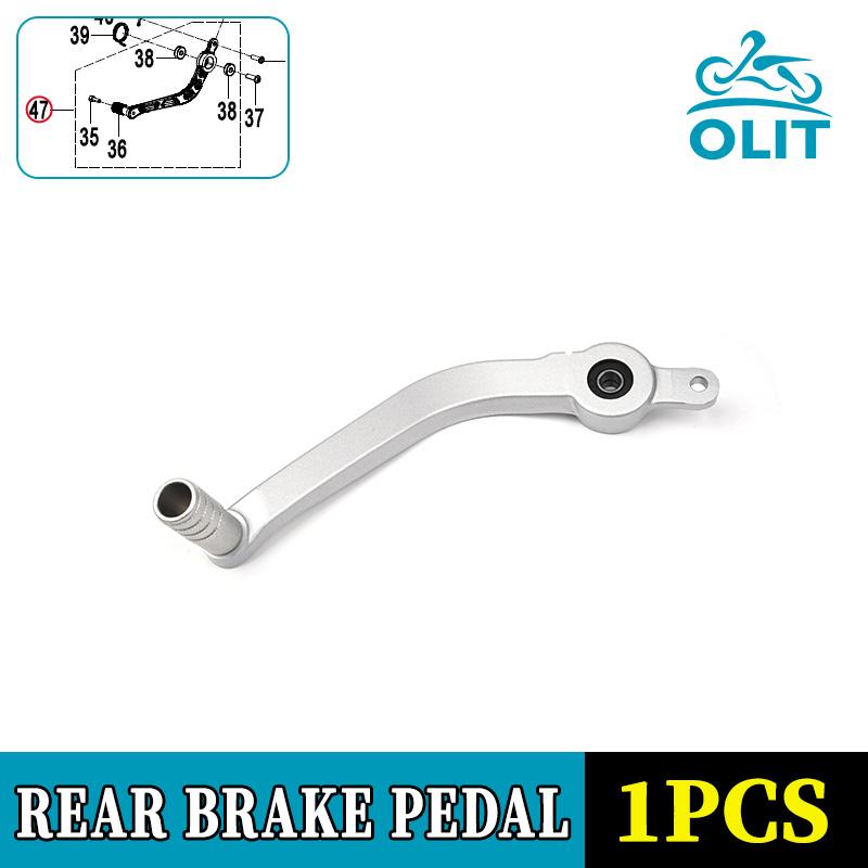 FOR CFMOTO 450SR Rear Brake Pedal CF400-6 SR450 450 SR Rear Foot Brake Motorcycle Accessories Original Parts