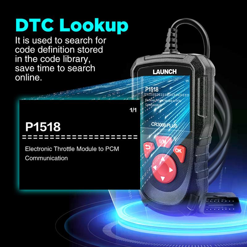 LAUNCH X431 CR3008 PLUS Полный OBD2 Диагностические Инструменты Автомобильный OBD OBD2 Автомобильный Сканер Проверка Двигателя Аккумулятор Бесплатное Обновление Онлайн