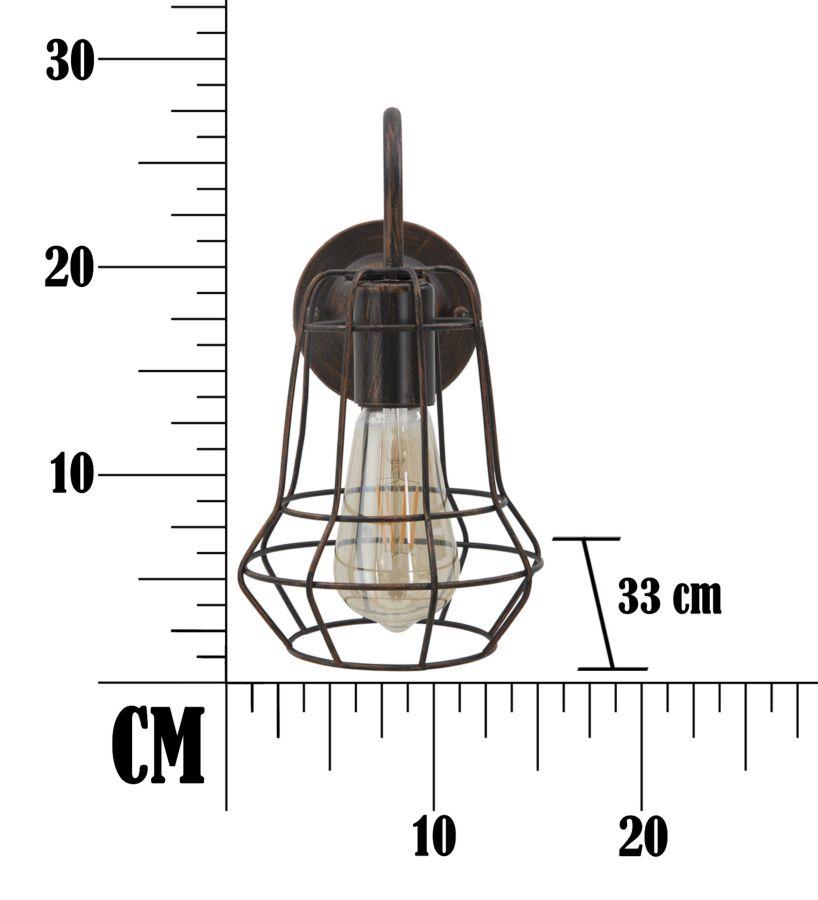 Wall Lamp Industry -B- Cm 33X15X27,5