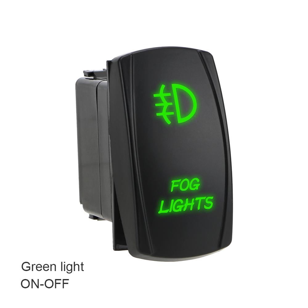 Разъем кнопки на приборной панели автомобиля, светодиодный кулисный переключатель, переключатель противотуманных фар с подсветкой ВКЛ-ВЫКЛ