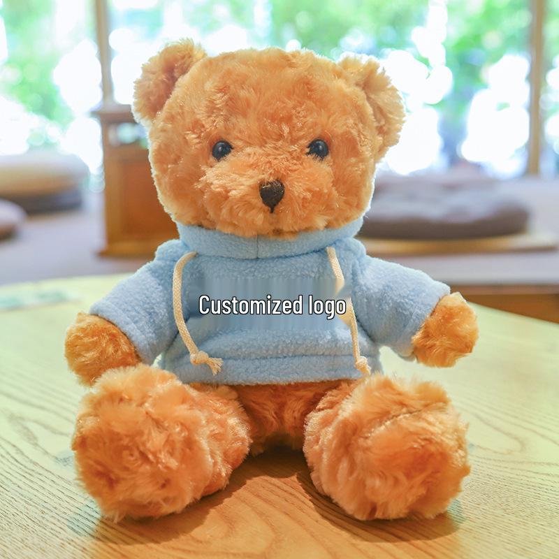Teddy Bear Sweater Hug Plush Doll for Girls - Valentine's Day or Birthday Gift