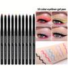 Color Eyeliner Glue Pen Very Fine Eyeliner Pen Waterproof and Oil-proof Non-smudged Lasting Eyeliner