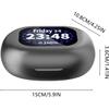 Накладные наушники-вкладыши True Wireless Open Ear Earbuds Bluetooth 5.4 Гарнитура беспроводные наушники-вкладыши Open Ear Headphones со светодиодным дисплеем Водонепроницаемые наушники
