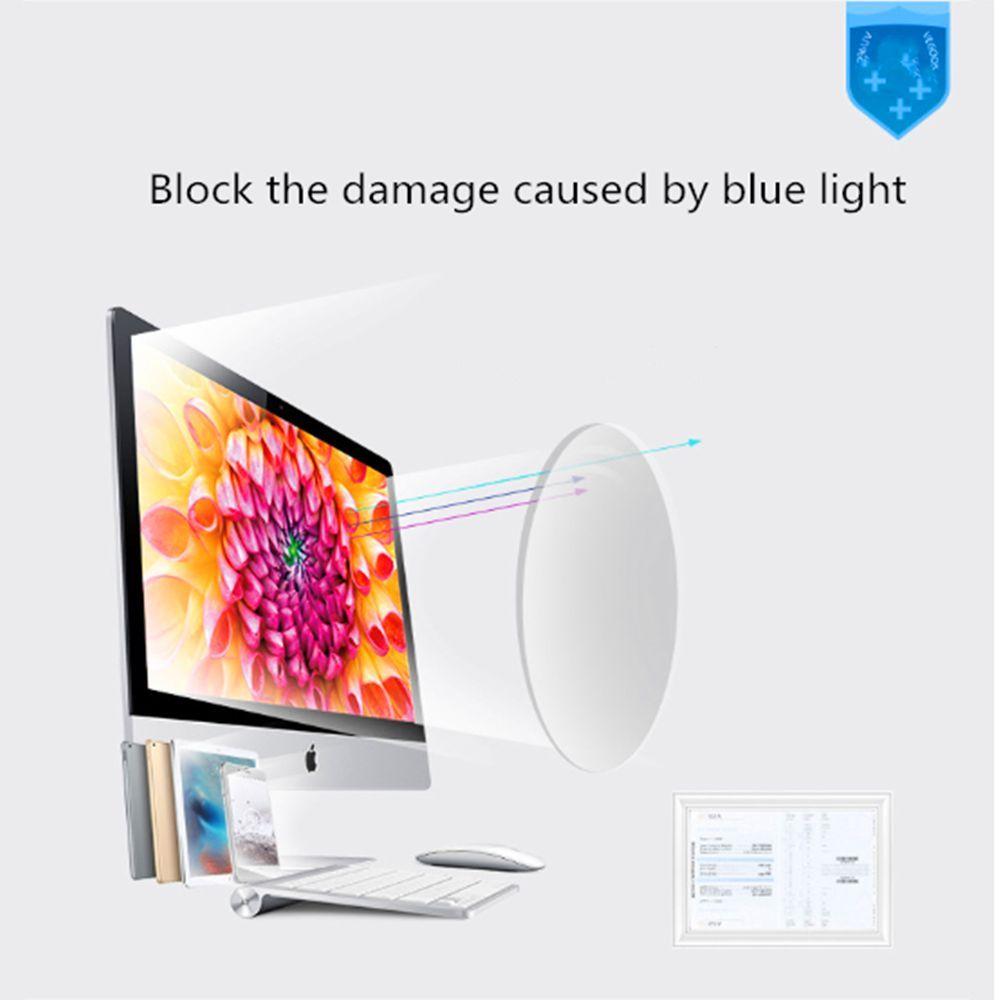 Retro Blue Light Blocking Glasses Flat Mirror Eyewear Gaming Filter Glasses Optical Spectacles