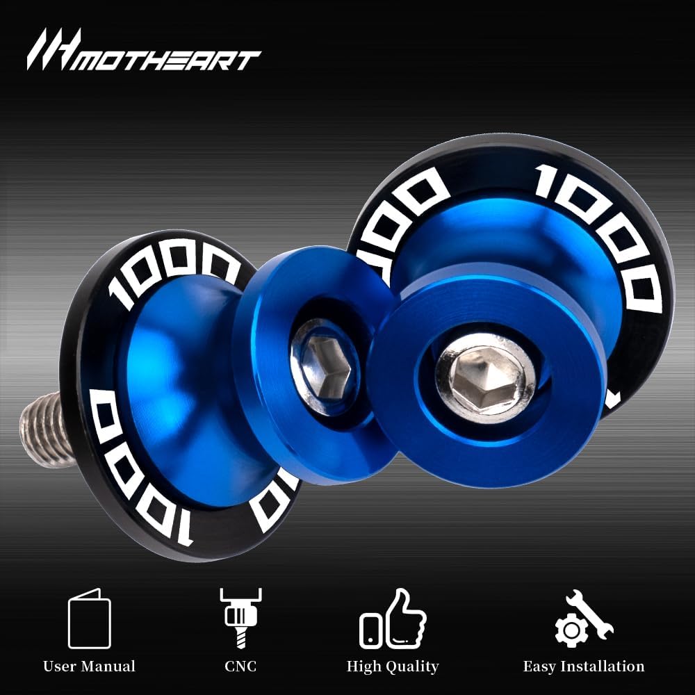 M8 Motorcycle Swingarm Bobbins For Katana 1000 2019-2024 Paddock Stand Mounts with Shock Absorption Katana 1000 Accessories